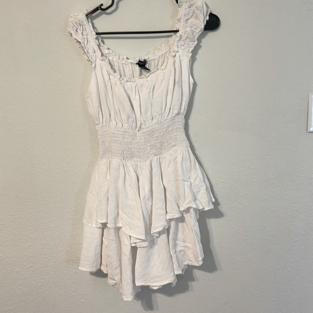 Ruffled romper
